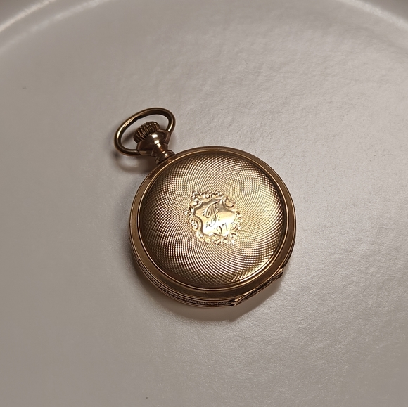 Elgin Gold Plated Pocket Watch - Picture 6 of 6